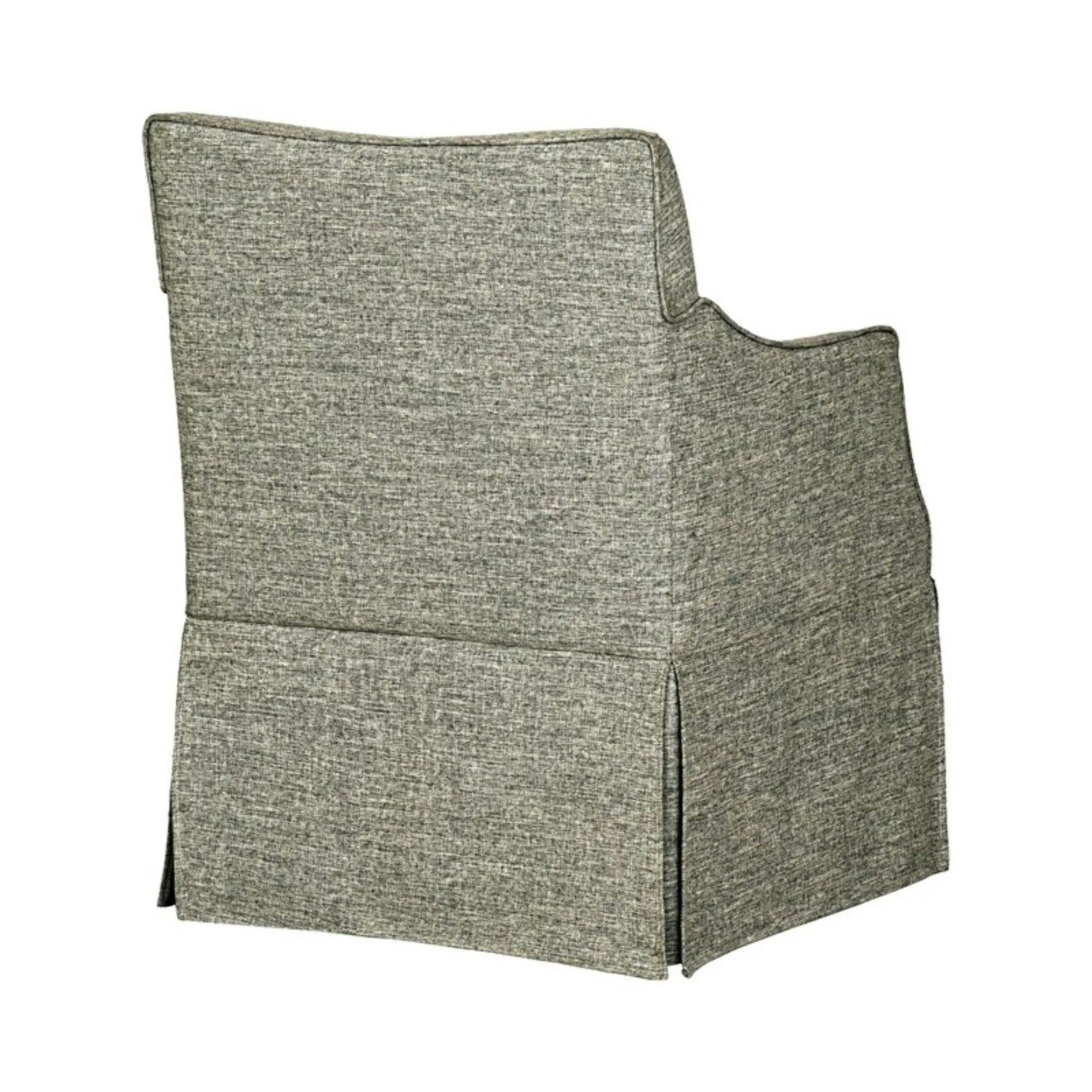 London - Upholstered Skirted Dining Arm Chair by HouseOfZazla