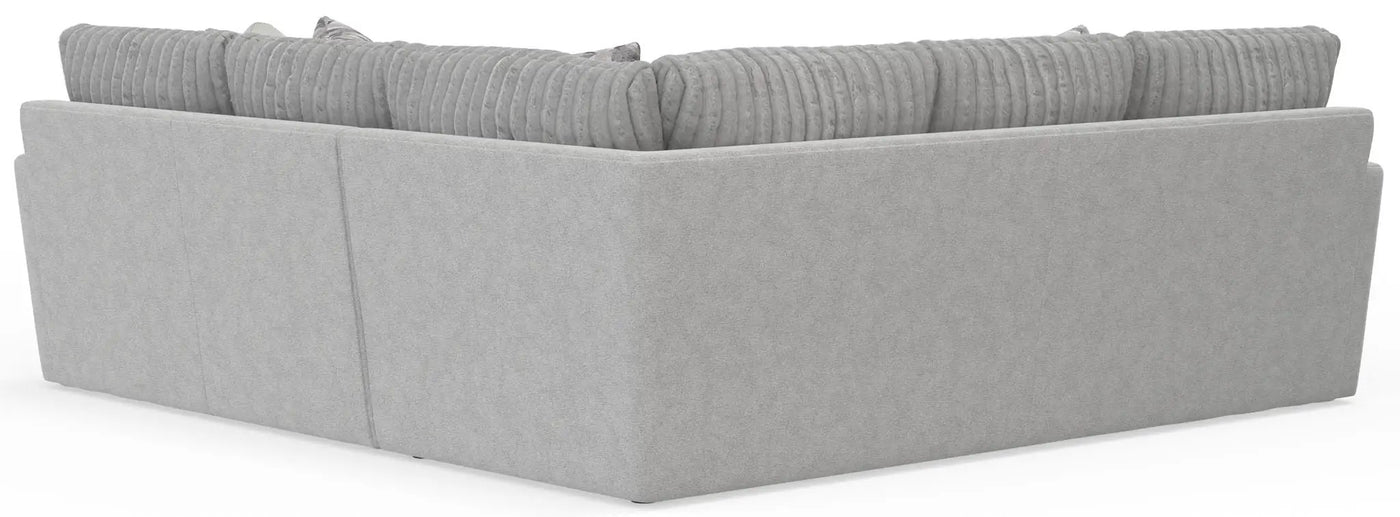 Titan - Sectional With Comfort Coil Seating, Cocktail Ottoman And Accent Pillows Included by Unique Piece Furniture