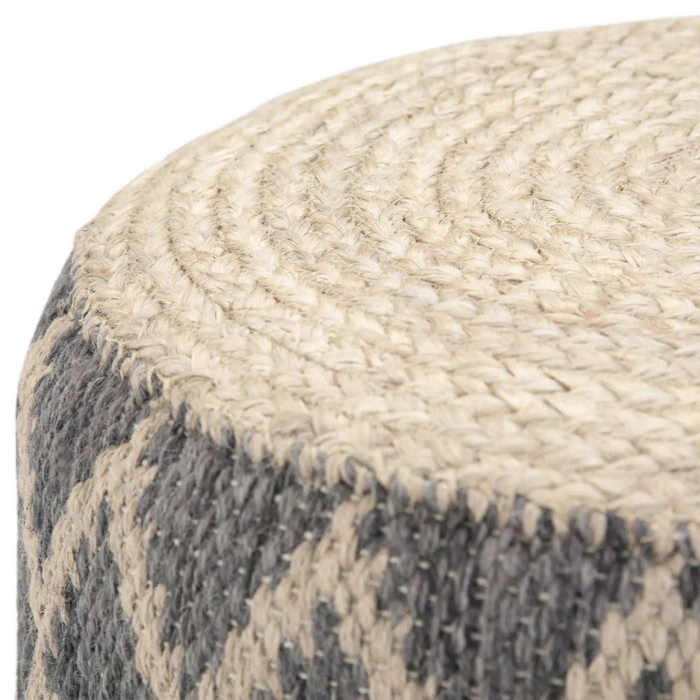 Edgeley - Handcrafted Round Pouf by Unique Piece Furniture