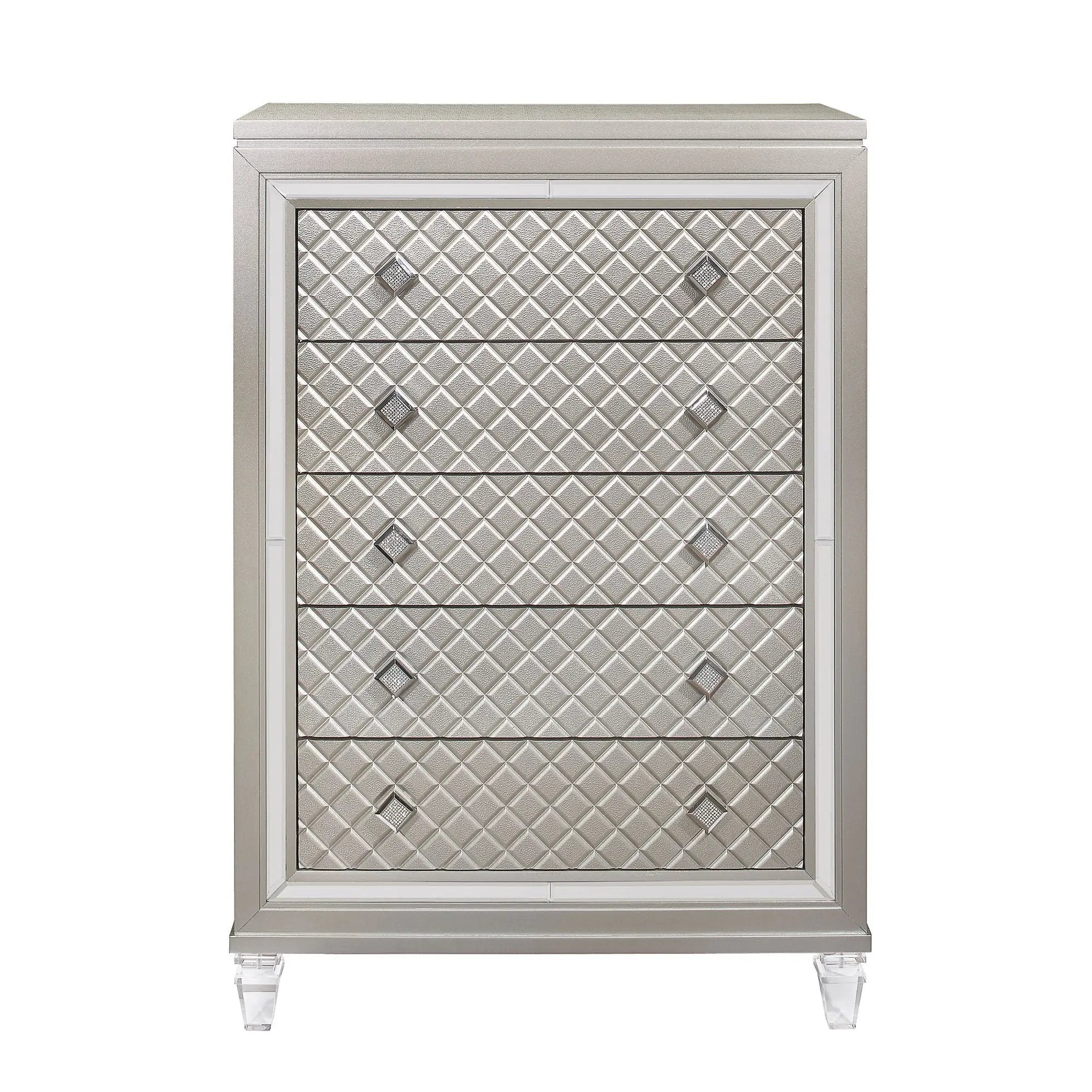 Cross - Glam Chest - Champagne by Unique Piece Furniture