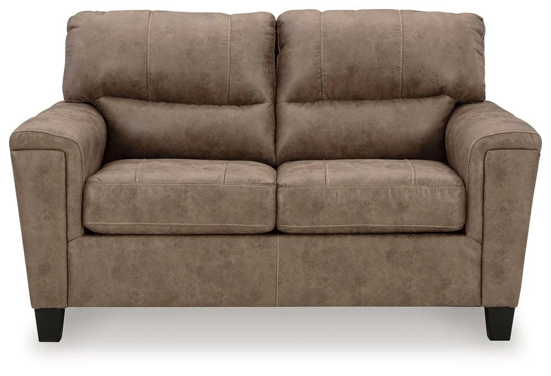 Navi - Loveseat - Fossil by Unique Piece Furniture