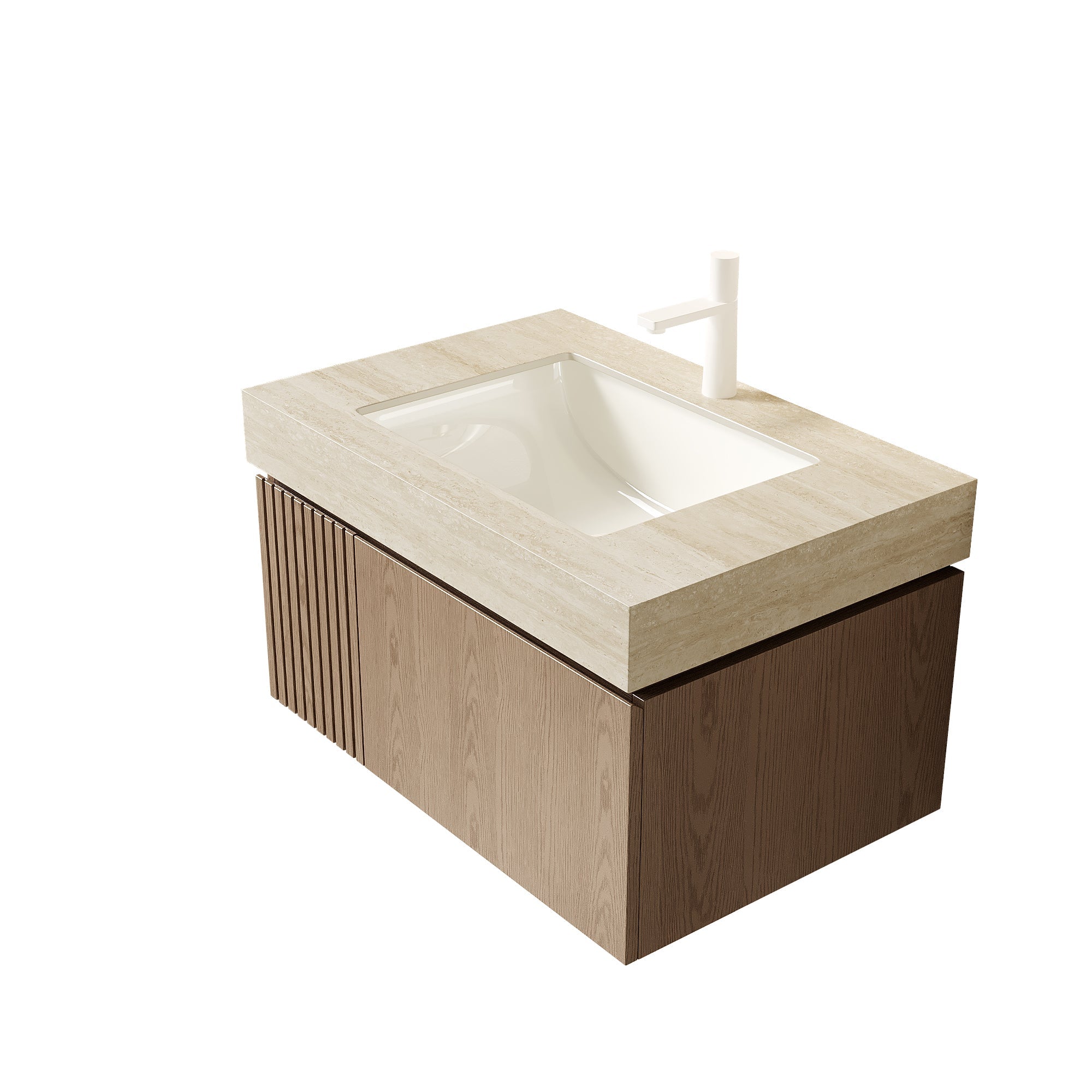 30" MURI Roma Travertine-Pattern Sintered Stone Countertop by HouseOfZazla