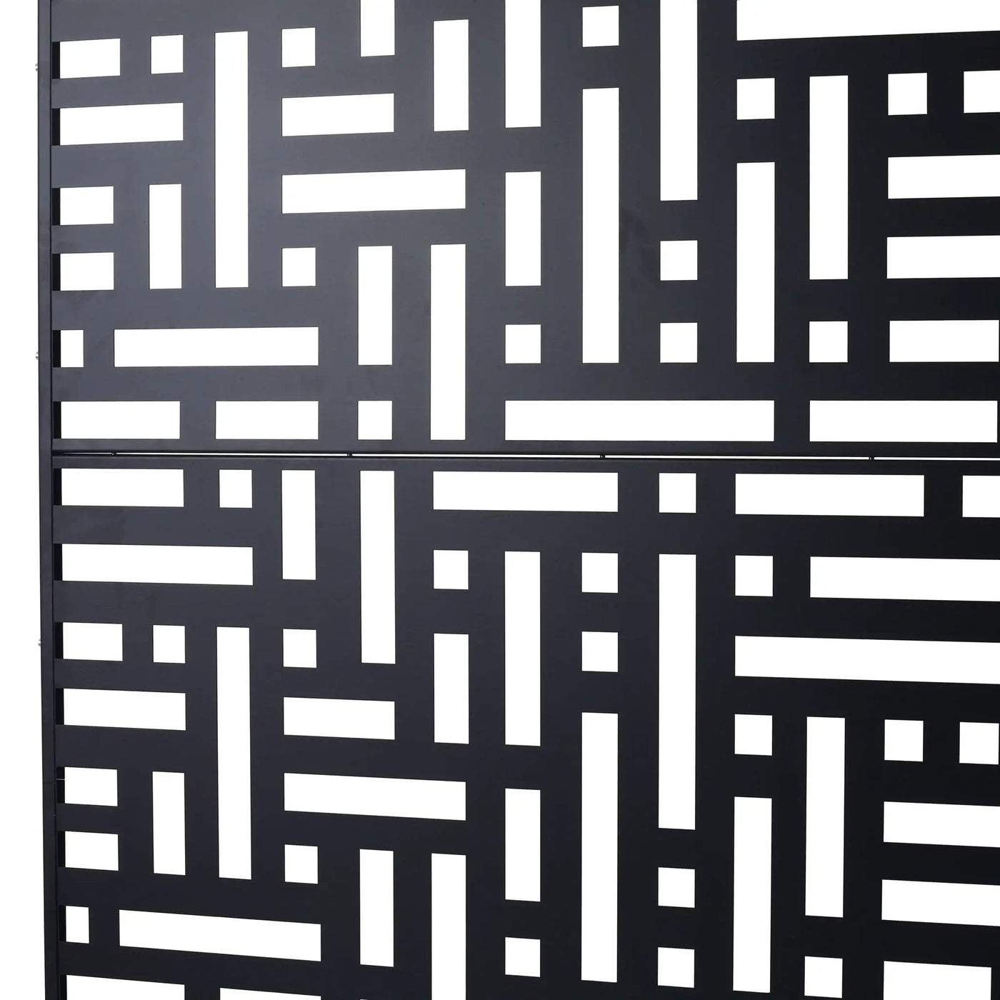 Decorative Freestanding Metal Privacy Screen For Indoor & Outdoor Use by Unique Piece Furniture