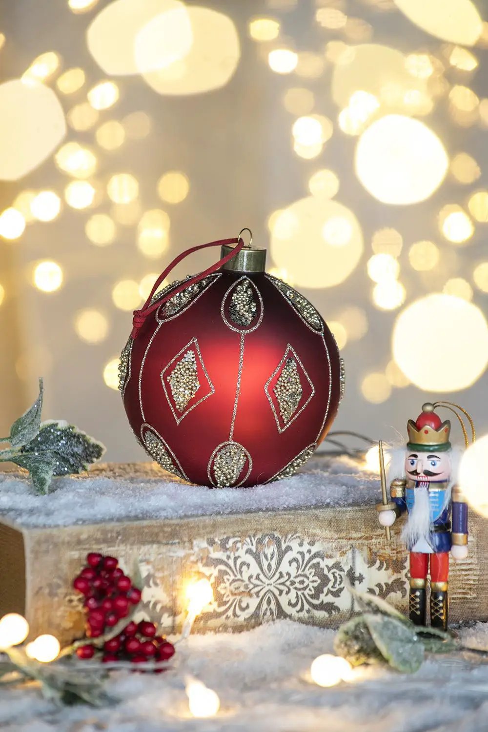 Christmas Ball, Decorative Hanging Ball Christmas Tree Ornaments For Holiday Decorations by Unique Piece Furniture