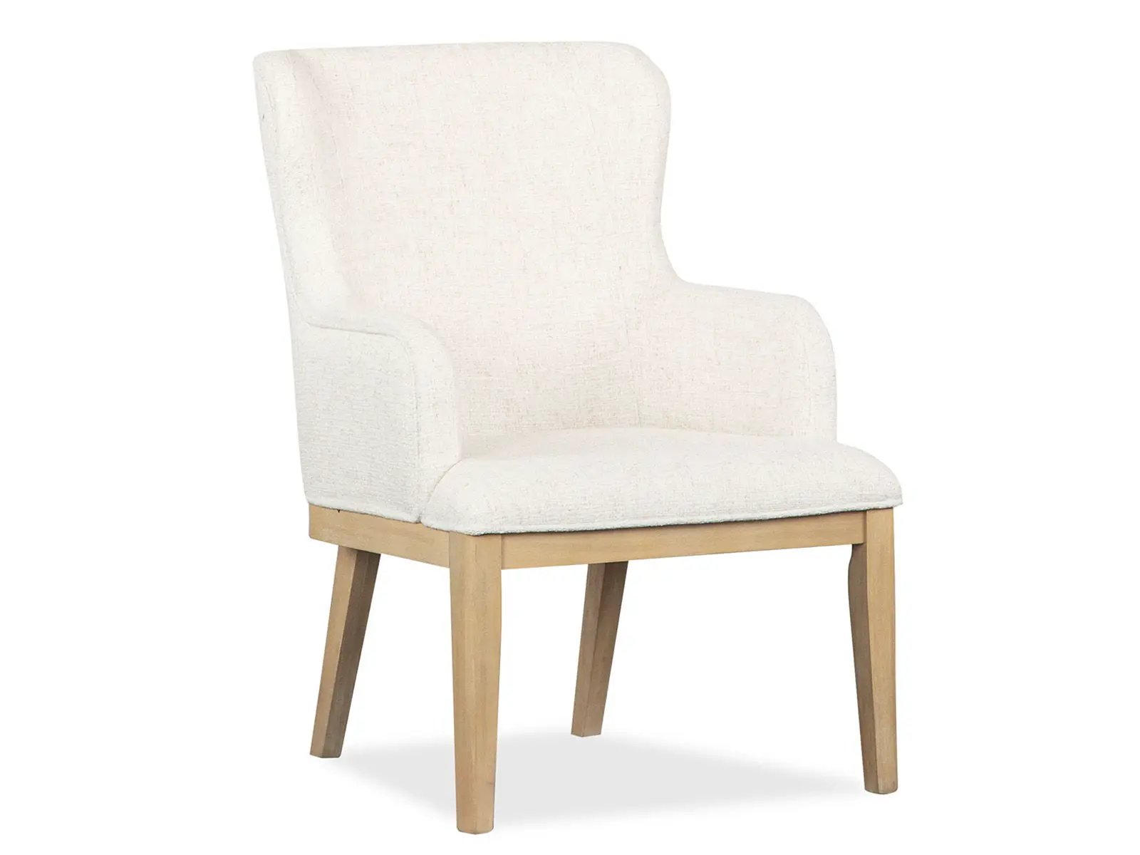 Somerset - Dining Arm Chair With Upholstered Seat & Back (Set of 2) - Butternut and Omari Natural by Unique Piece Furniture