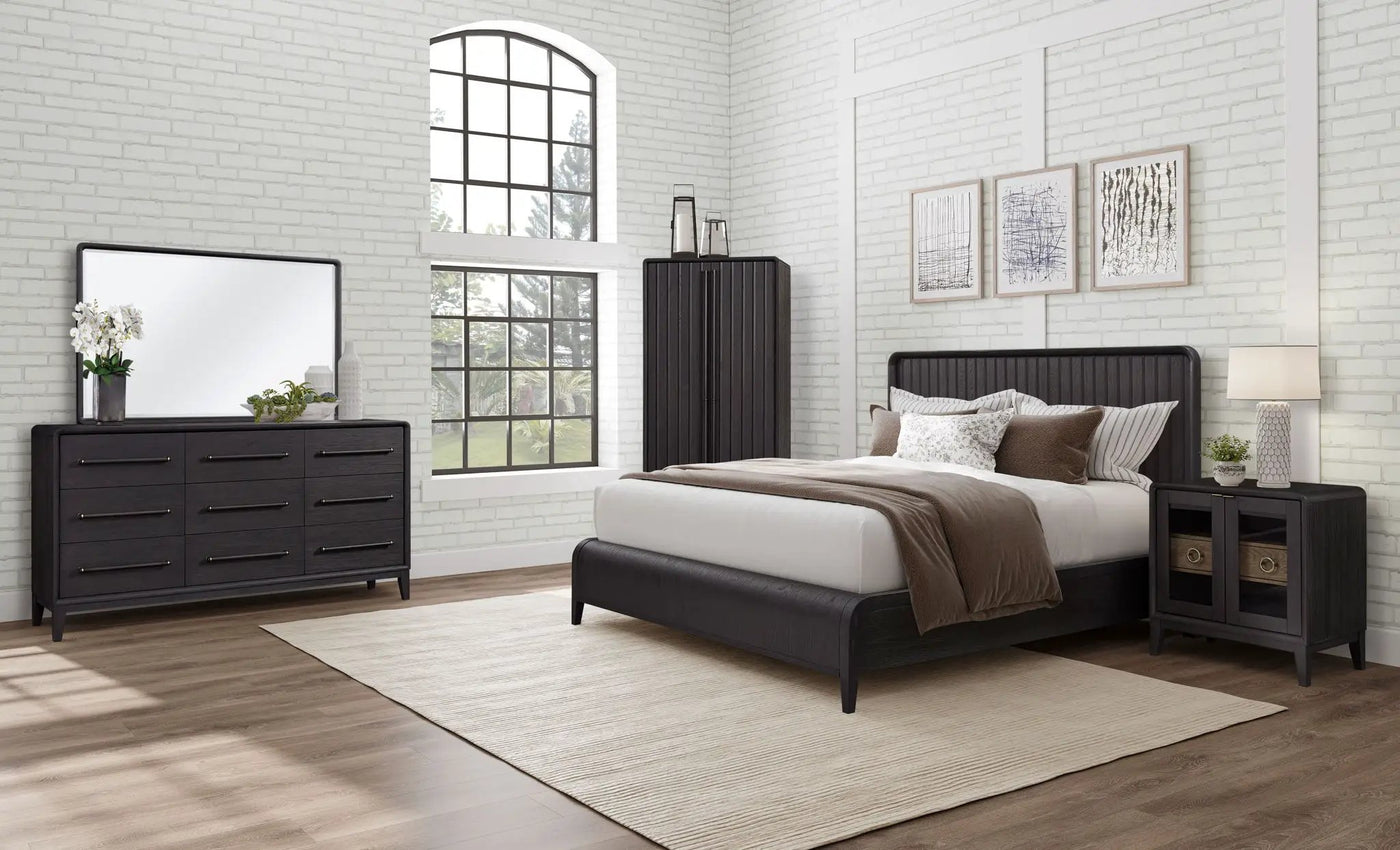 Waterfall Panel Bed & Design Elements by HouseOfZazla