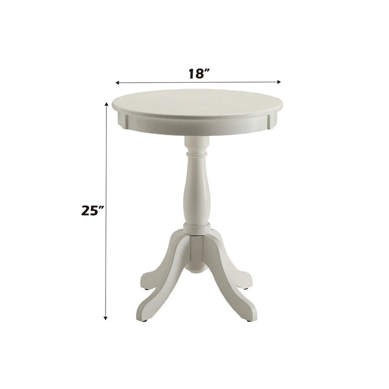 Alger - Accent Table - White by HouseOfZazla