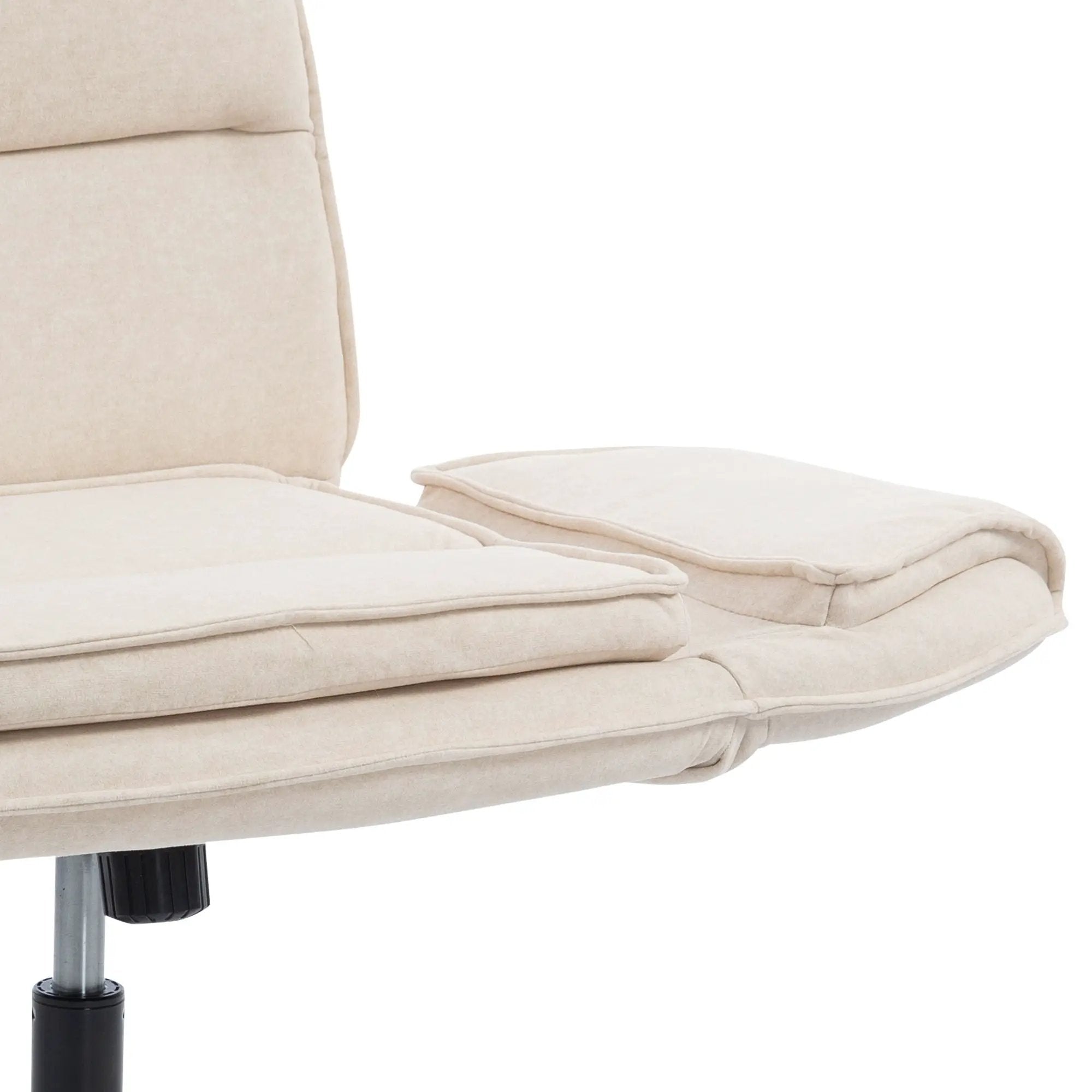 Criss Cross Swivel Desk Chair With Adjustable Armrests & Wheels For Home Office by HouseOfZazla