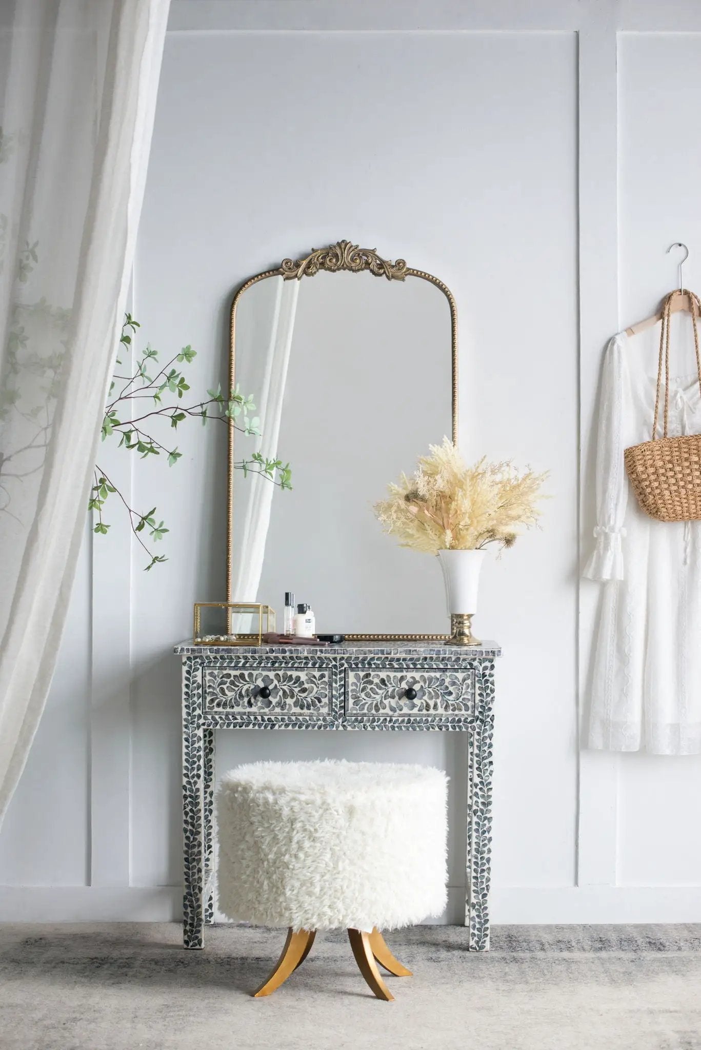 Arch Mirror, Baroque Inspired Wall Decor For Bathroom, Bedroom, Living Room by HouseOfZazla
