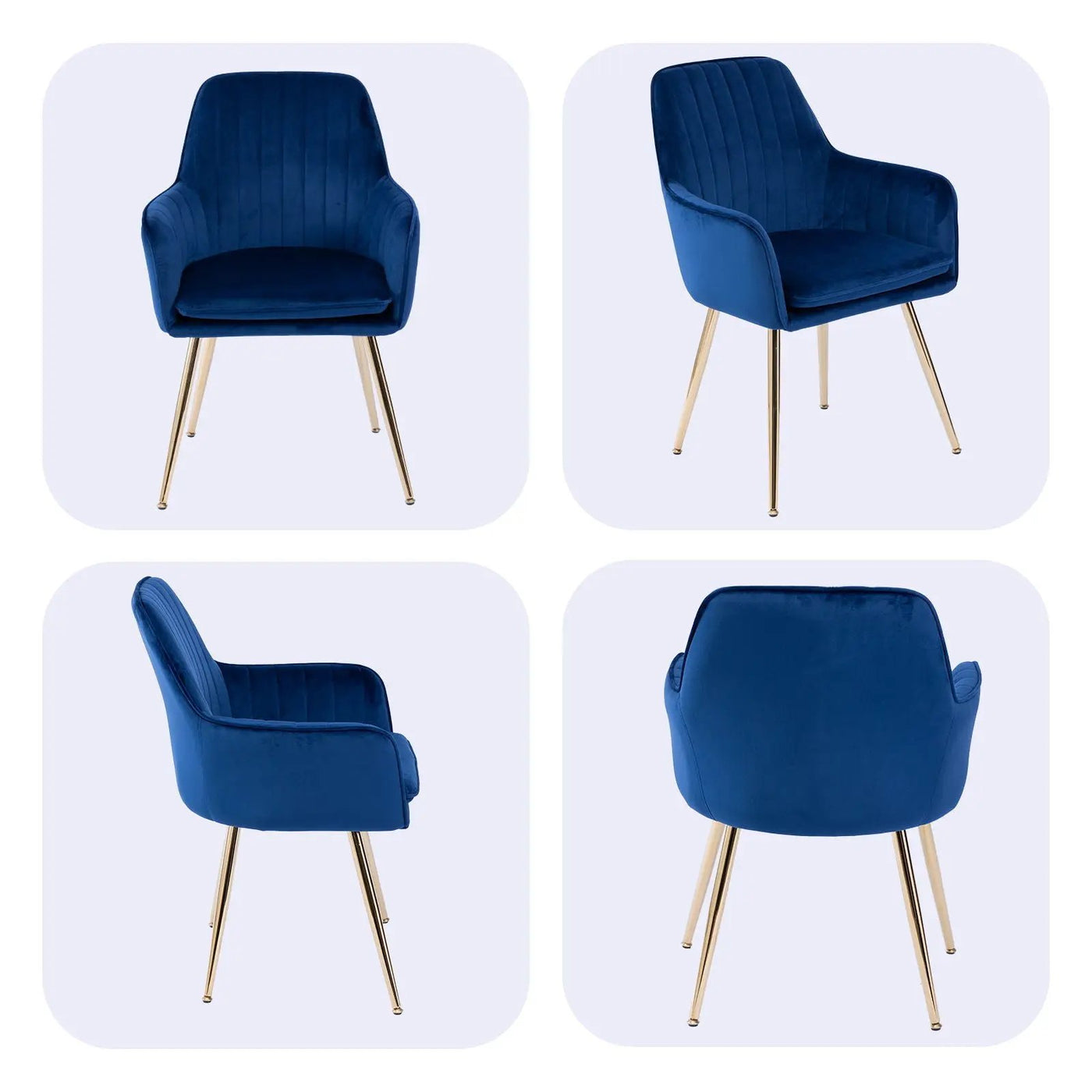 Modern Mid Back Dining Chairs by HouseOfZazla