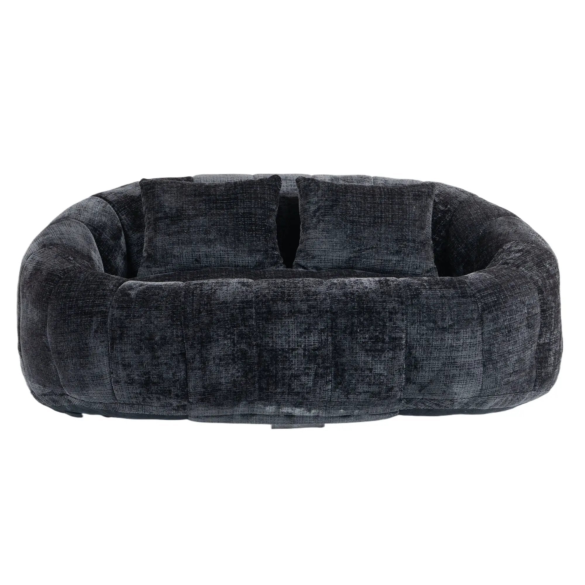 Bean Bag Lazy Sofa, Durable Comfort Lounger High Back Bean Bag Chair Couch by HouseOfZazla