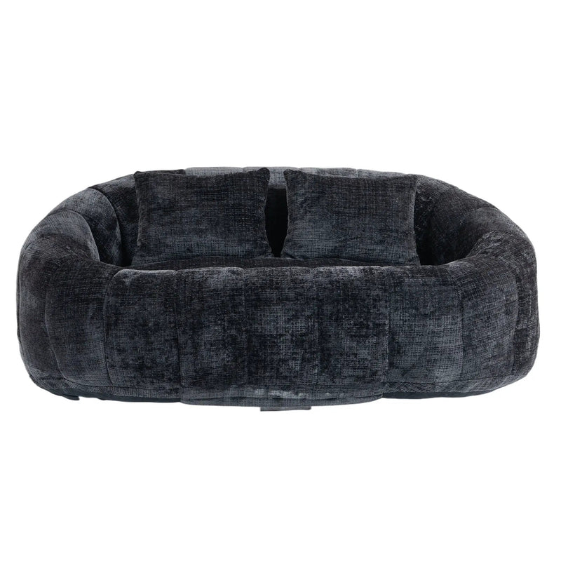 Bean Bag Lazy Sofa, Durable Comfort Lounger High Back Bean Bag Chair Couch by HouseOfZazla