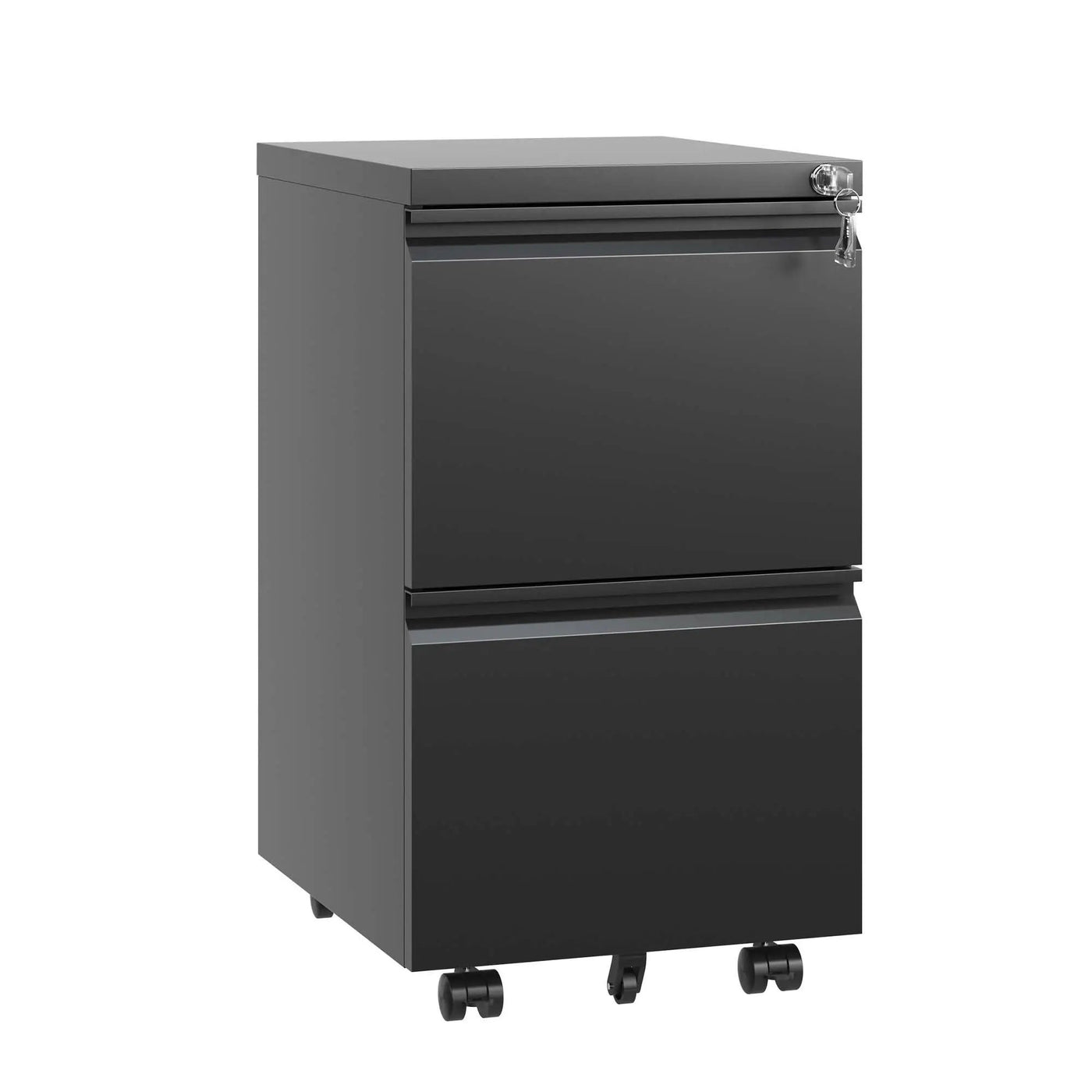 Metal Drawer Mobile File Cabinet With Lock For Home Office Organizer by HouseOfZazla