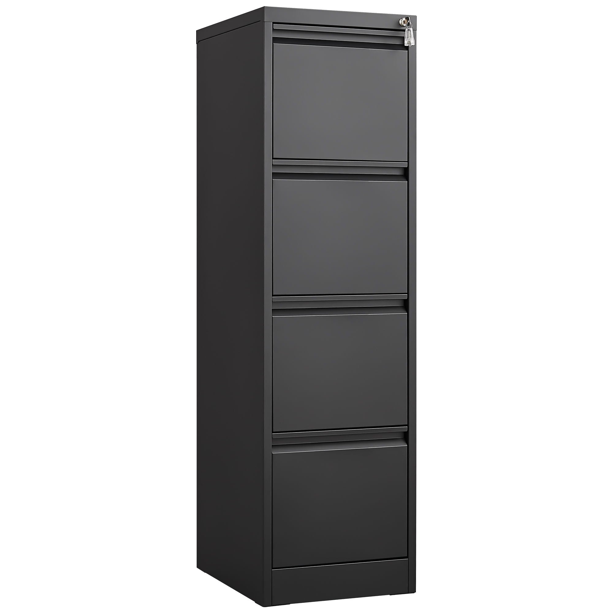 Durable Metal 3 Drawer File Cabinet With Lock For Office Storage by Unique Piece Furniture