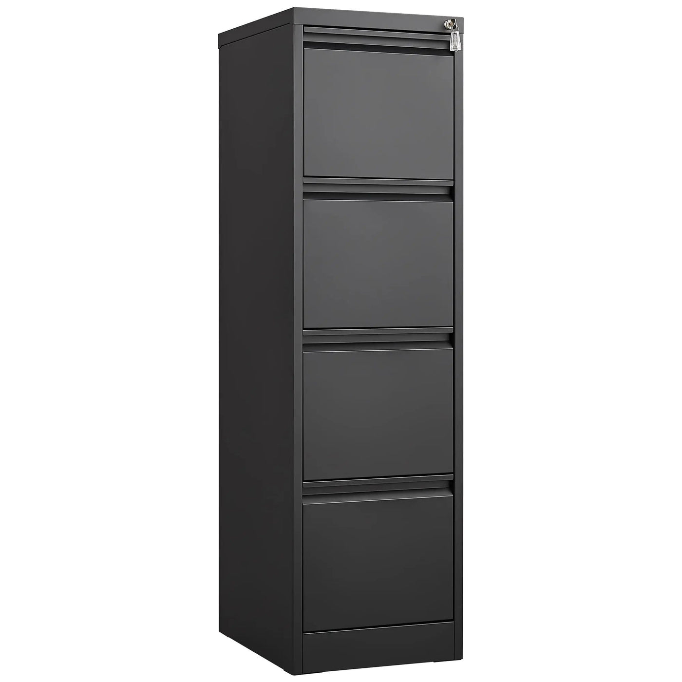 Durable Metal 3 Drawer File Cabinet With Lock For Office Storage by Unique Piece Furniture