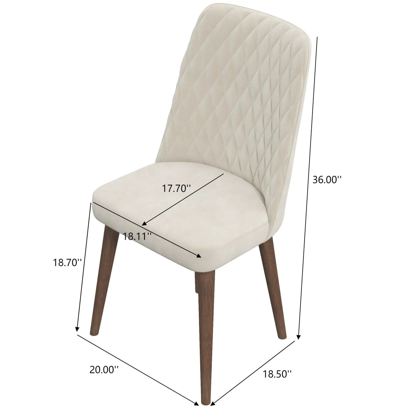 Katie - Mid-Century Modern Dining Chair (Set of 2) by Unique Piece Furniture