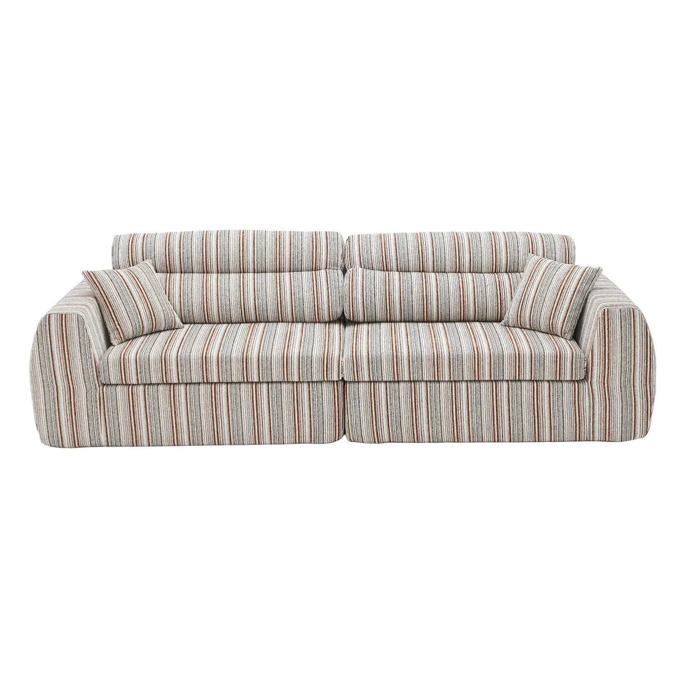 3 Seater, Couch With Throw Pillows For Living Room by HouseOfZazla