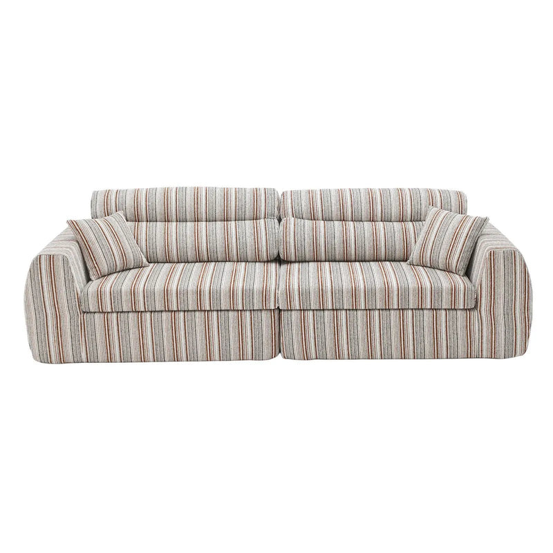 3 Seater, Couch With Throw Pillows For Living Room by Unique Piece Furniture