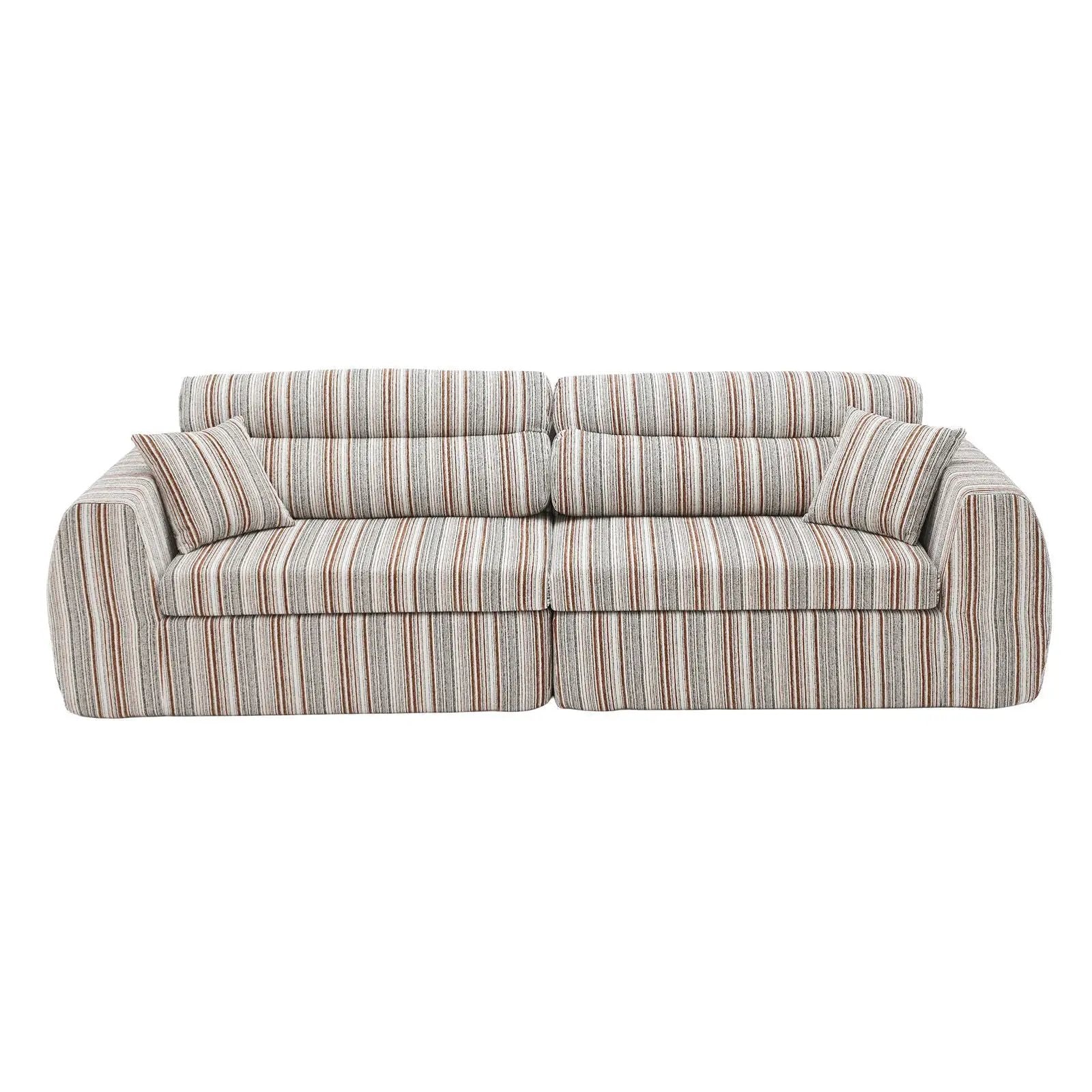 3 Seater, Couch With Throw Pillows For Living Room by HouseOfZazla