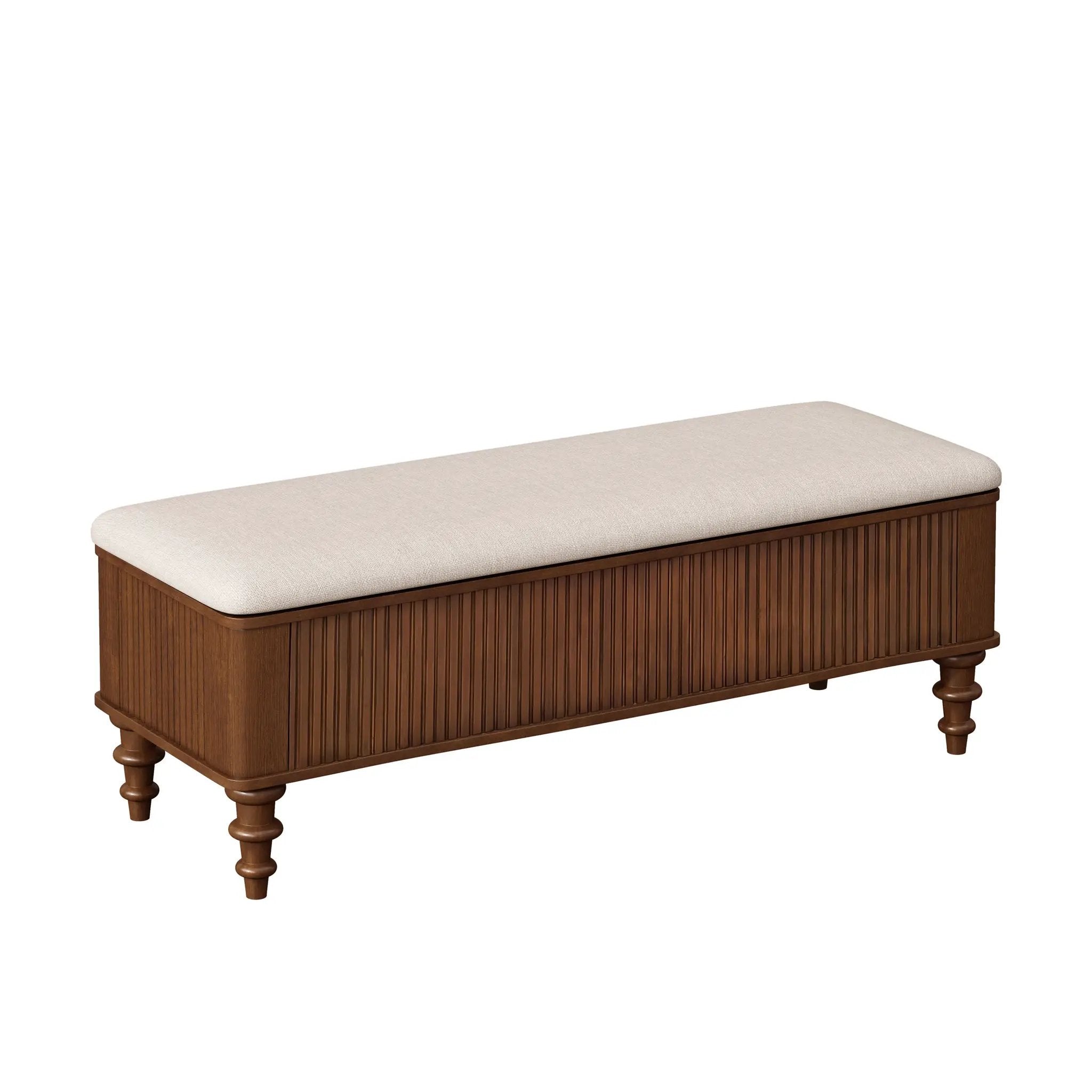 50.8-Inch Multi-Functional Storage Ottoman Bench by HouseOfZazla