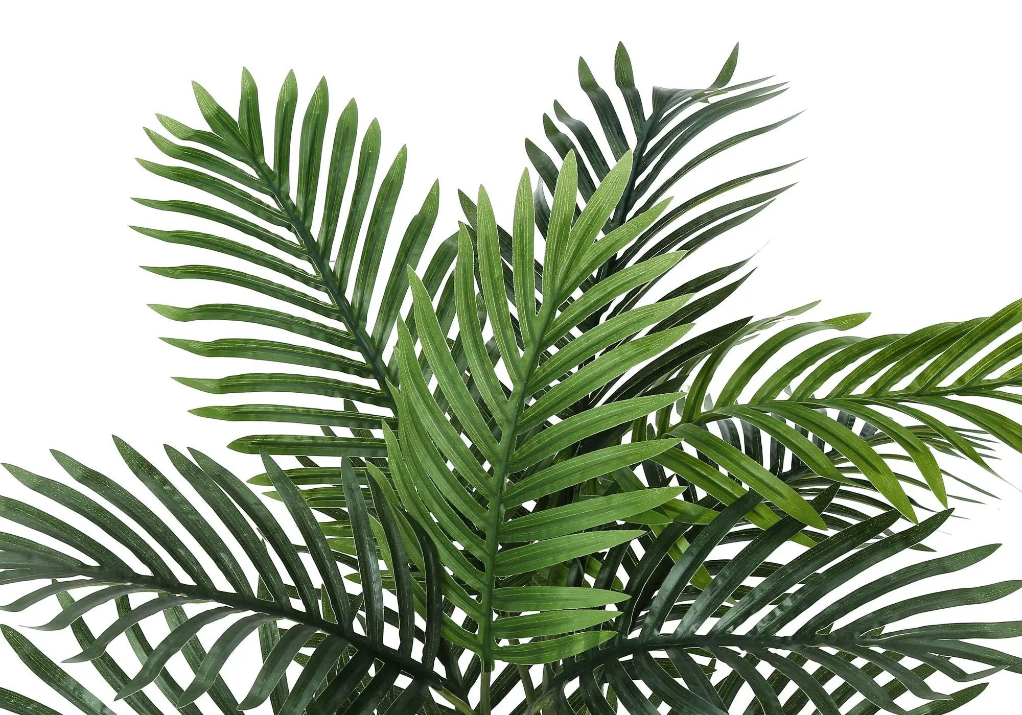 24" Tall, Artificial Plant, Palm, Indoor, Faux, Fake, Table, Floor, Greenery, Potted, Real Touch, Decorative - Green / Beige by Unique Piece Furniture