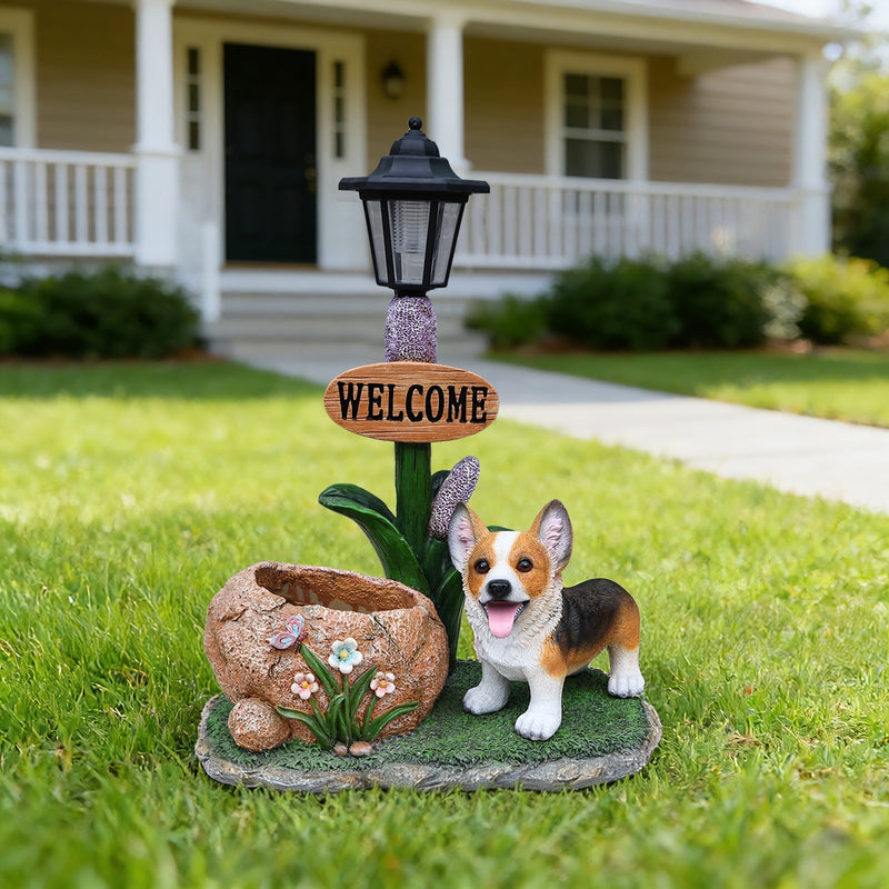 Corgi Dog Planter Garden Decor by HouseOfZazla