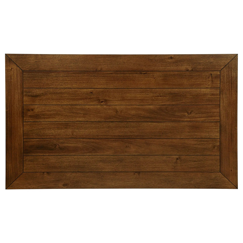 Atwood 5-piece Rectangular Wood Dining Set Warm Brown by Unique Piece Furniture