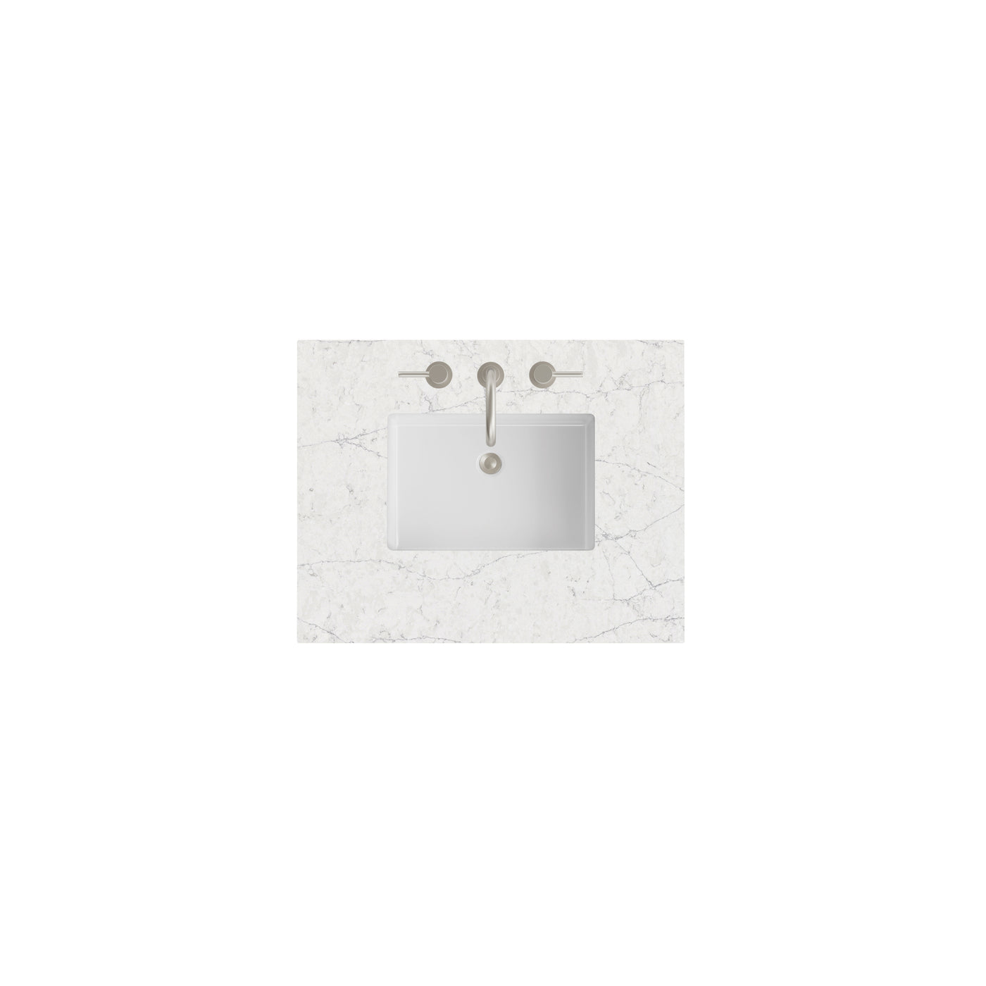 James Martin 30" Single Vanity Top with Eternal Jasmine Pearl countertop