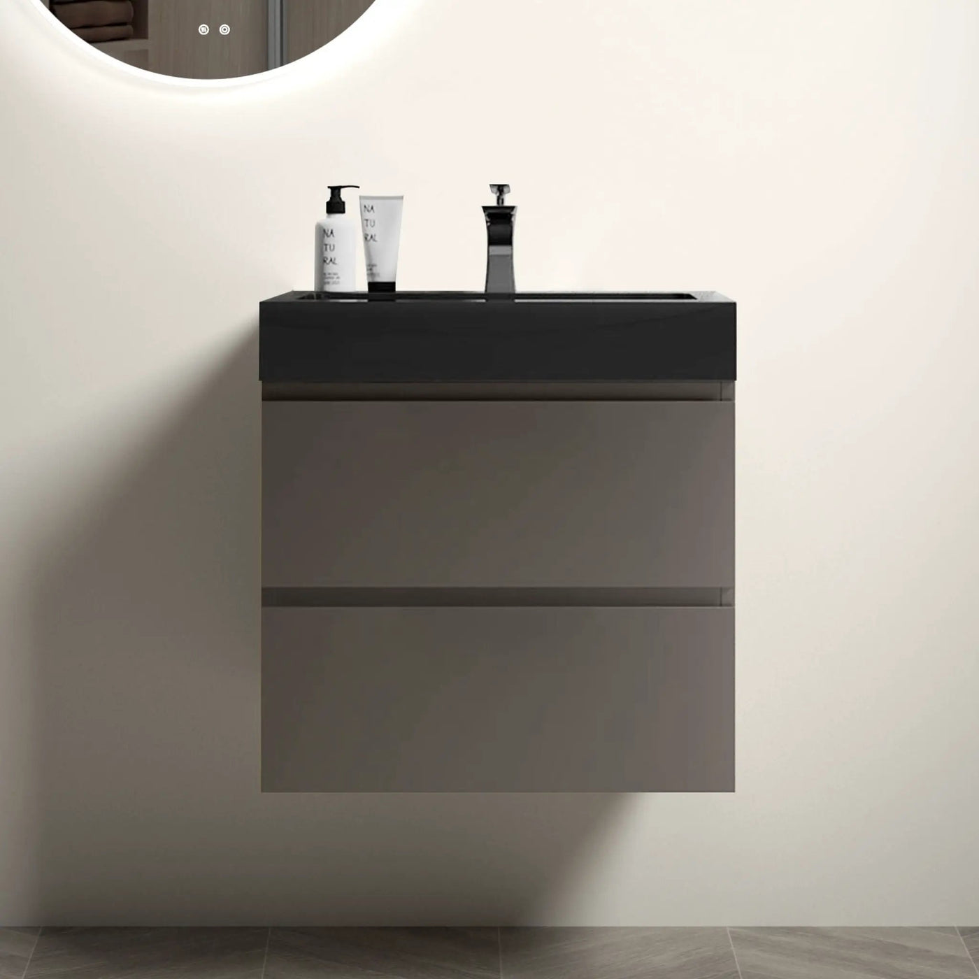Alice - Bathroom Vanity With Sink, Wall Mounted, Floating by Unique Piece Furniture