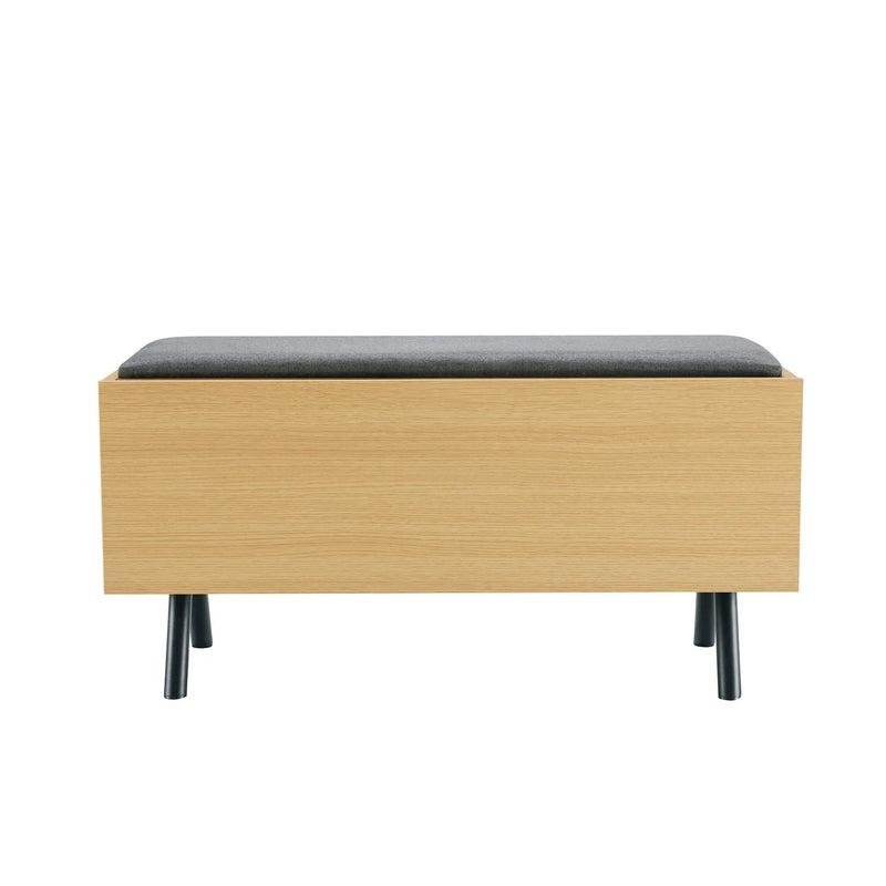 Paloma - Accent Storage Bench With Lift Top - Light Oak by HouseOfZazla