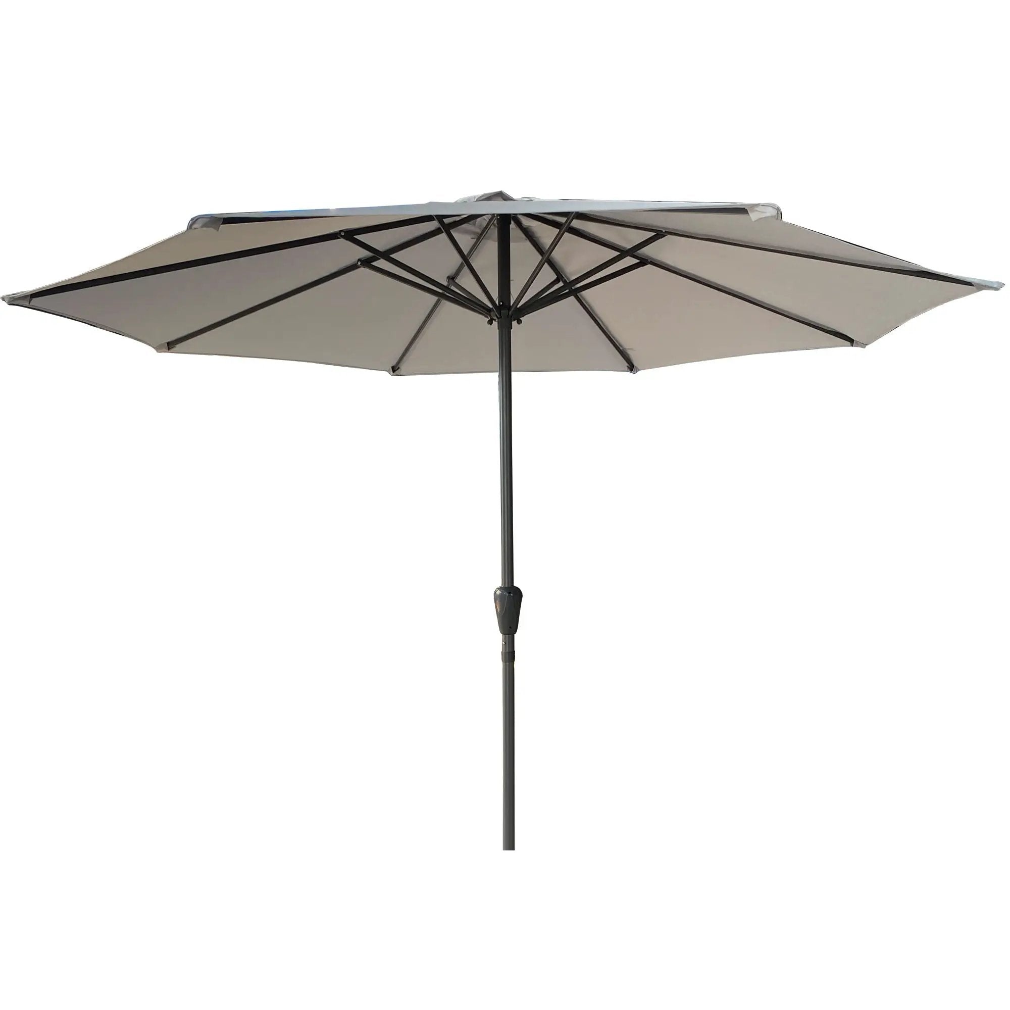 Patio Market Umbrella With 8 Steel Ribs, UV-Resistant And Waterproof Canopy by Unique Piece Furniture