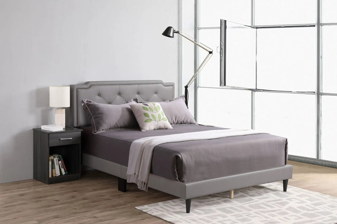 Button Tufted Bed Charming For Cozy Spaces by HouseOfZazla