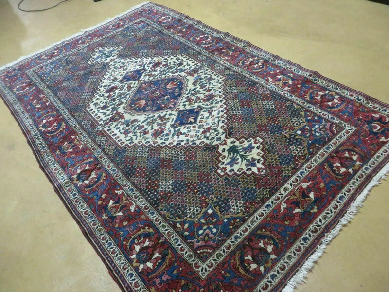 4' X 7' Vintage Handmade Turkish Floral Orient Medallion Wool Veg Dye Rug Nice by Jewel Rugs