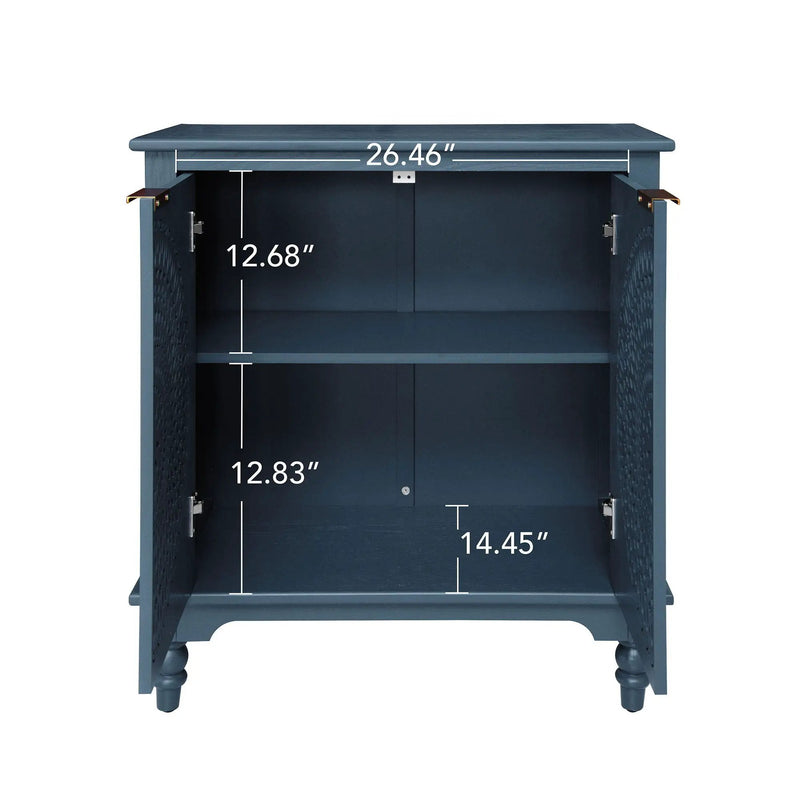 Hollow - Carved 2 Doors Accent Cabinet by Unique Piece Furniture