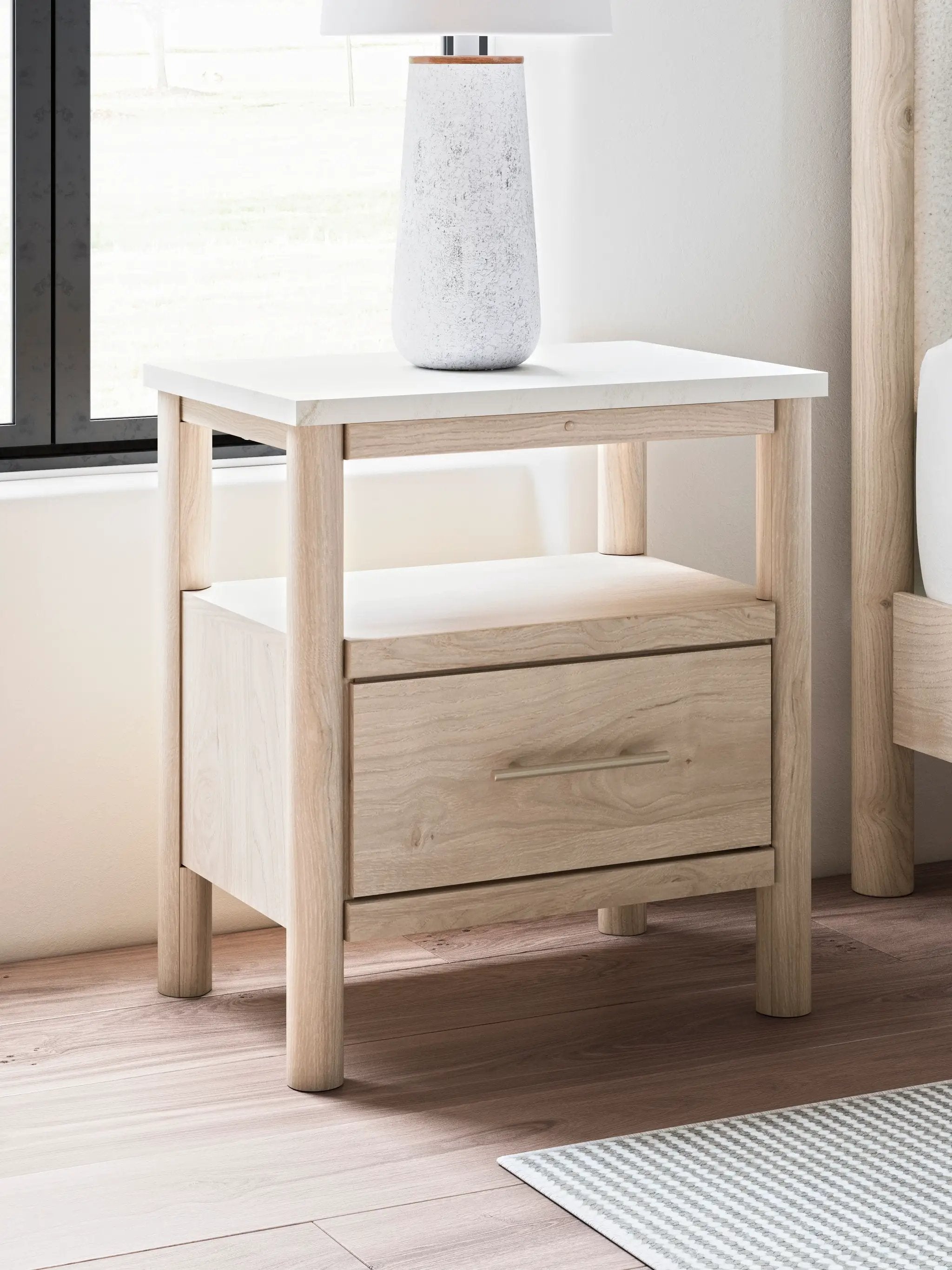 Cadmori - One Drawer Night Stand by Unique Piece Furniture