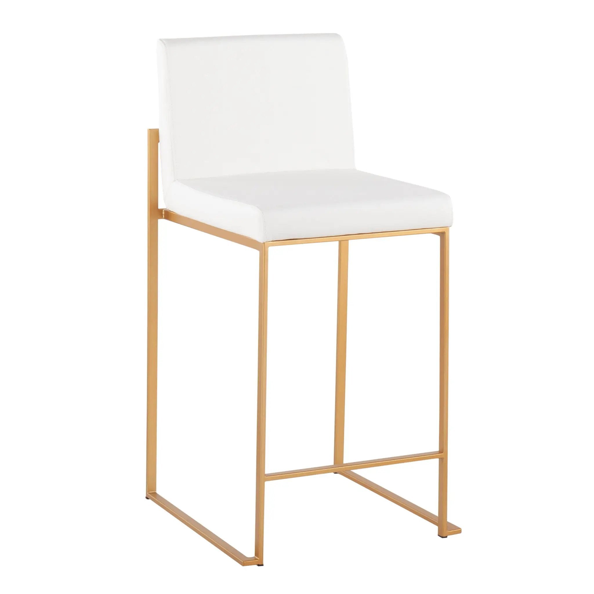 Fuji - Contemporary High Back Stylish Counter Stool by HouseOfZazla