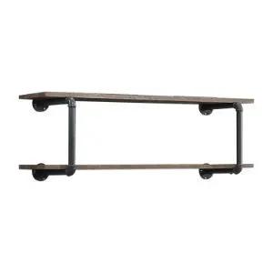 Brantley - Wall Rack - Antique Oak & Sandy Gray by Unique Piece Furniture