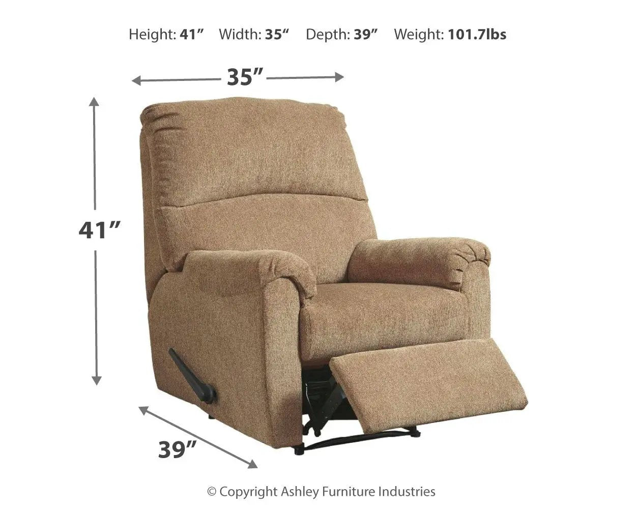 Nerviano - Recliner by Unique Piece Furniture