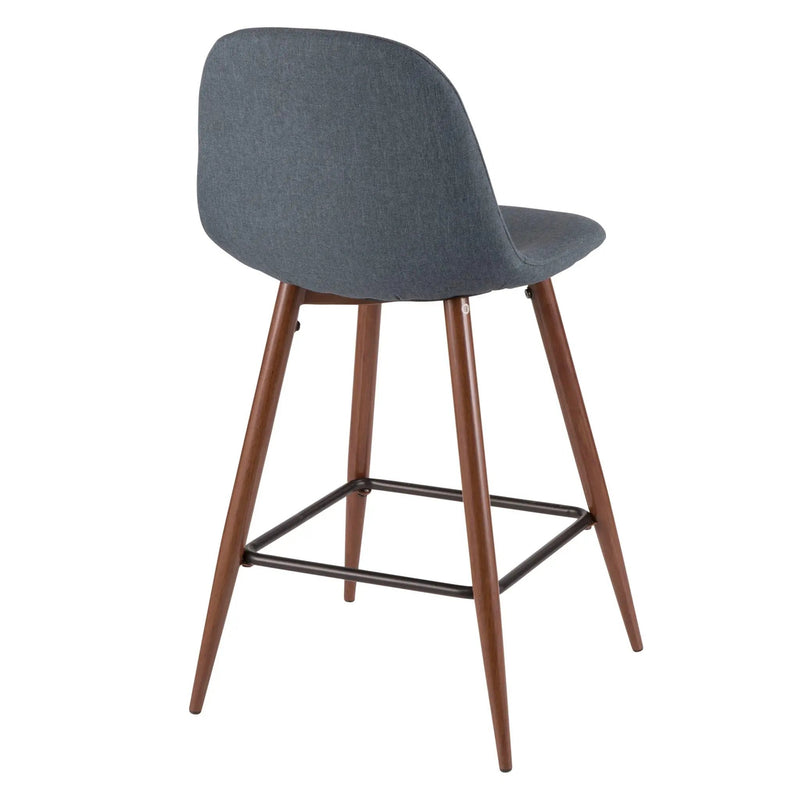 Pebble - Mid Century Modern Counter Stool (Set of 2) by HouseOfZazla