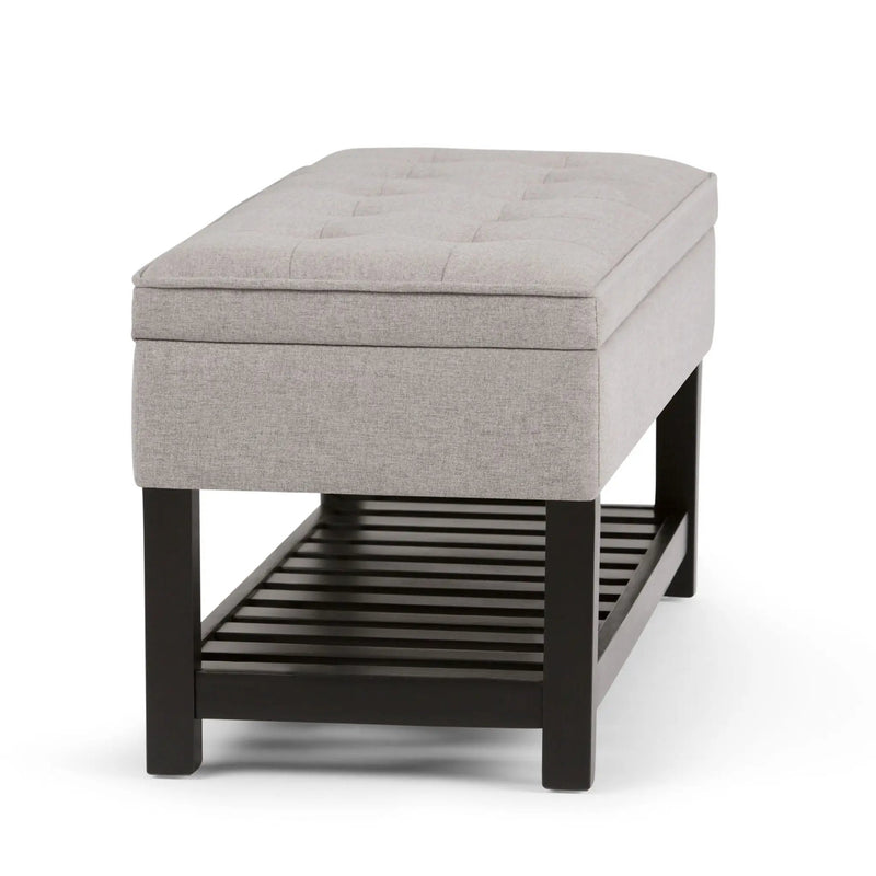Cosmopolitan - Storage Ottoman Bench With Open Bottom by Unique Piece Furniture