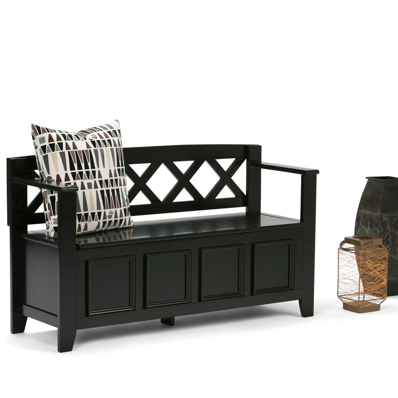 Amherst - Handcrafted Entryway Storage Bench by HouseOfZazla