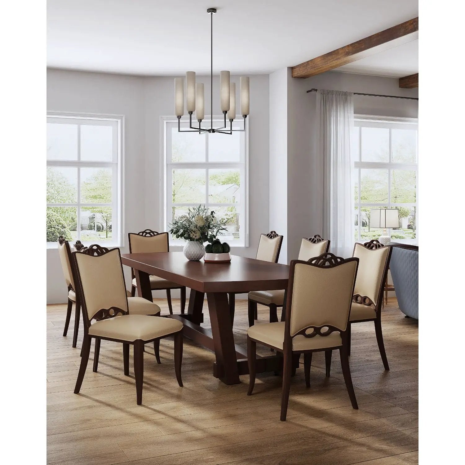 Regent - Dining Chair (Set of 2) - Cream by HouseOfZazla