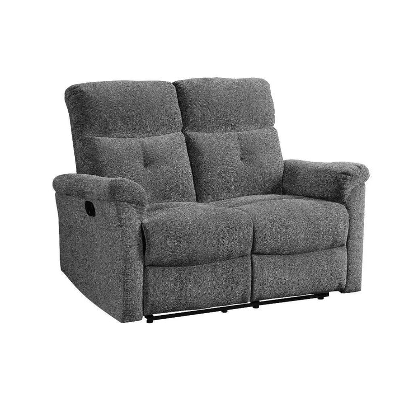Treyton - Motion Loveseat - Gray Chenille by Unique Piece Furniture