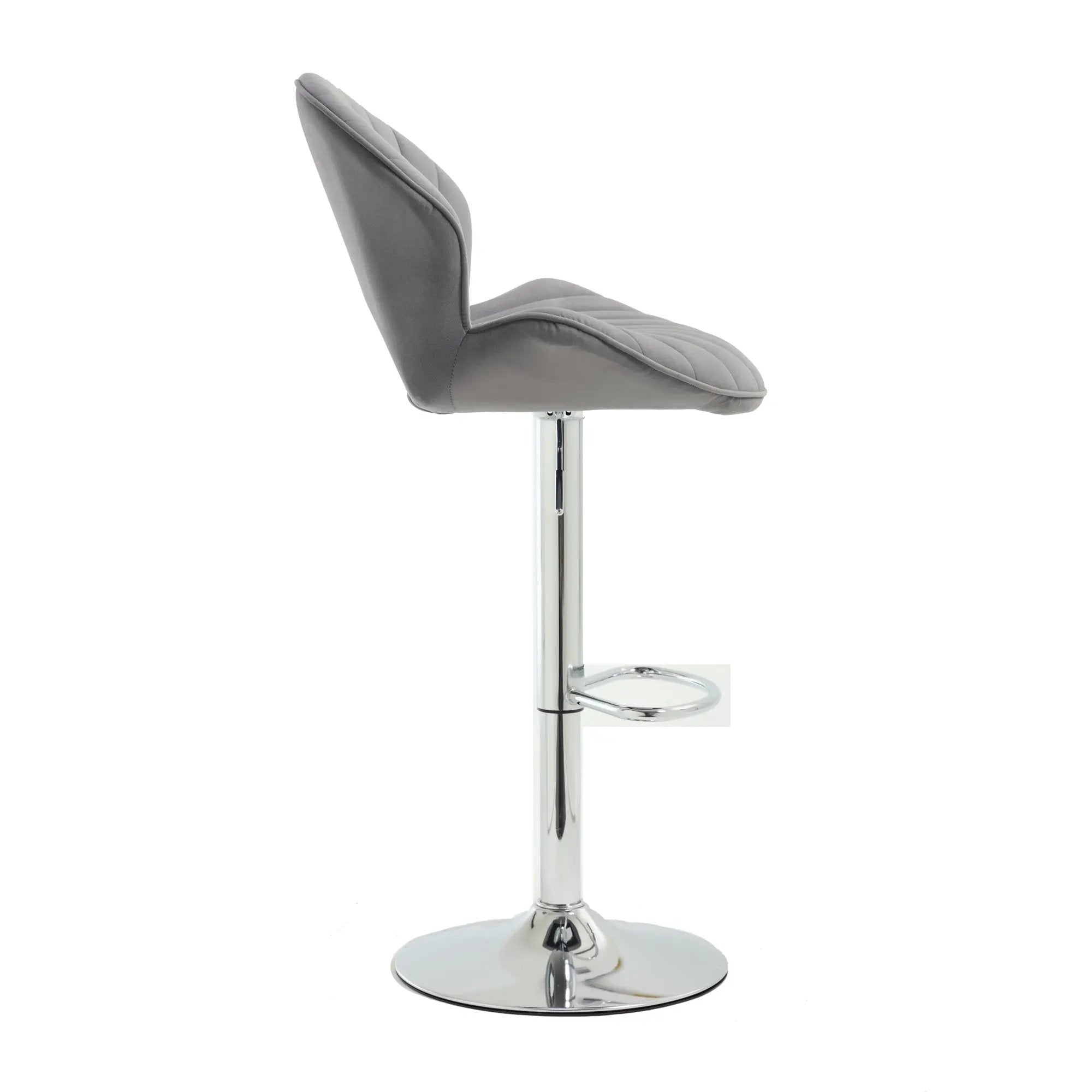 Bar Stools Set of 2 - Adjustable Barstools with Back and Footrest by HouseOfZazla