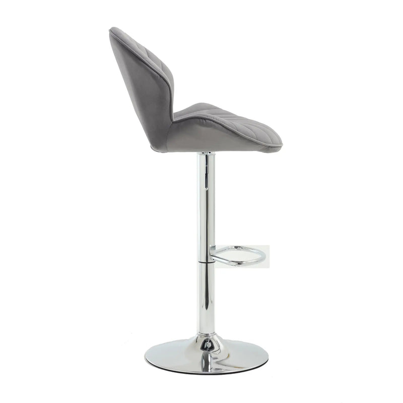 Bar Stools Set of 2 - Adjustable Barstools with Back and Footrest by HouseOfZazla