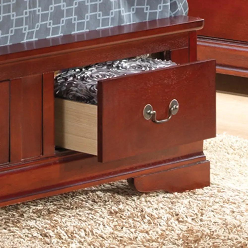 Upholstered Panel Sleigh Bed Design by HouseOfZazla