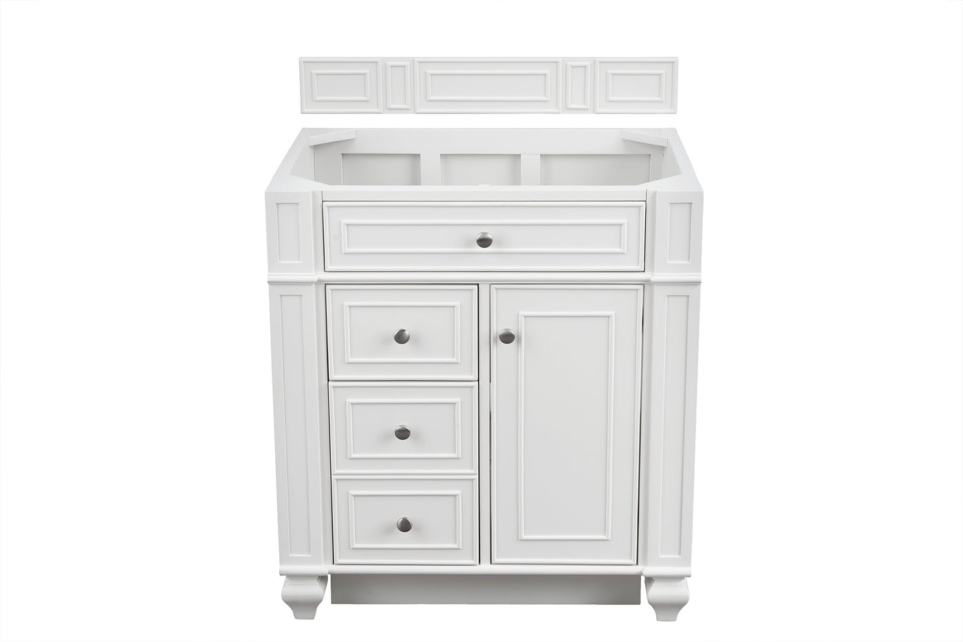 James Martin Bristol 30" Single Bathroom Vanity, Bright White, view 14