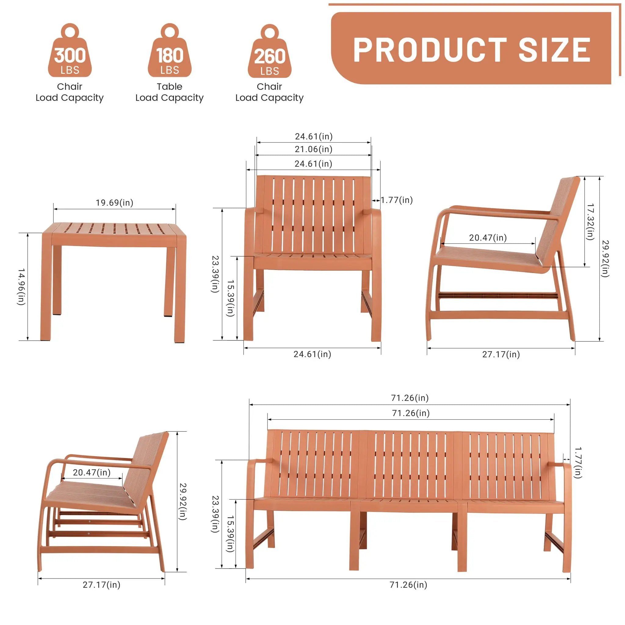 Furniture Set, Waterproof And Durable by HouseOfZazla
