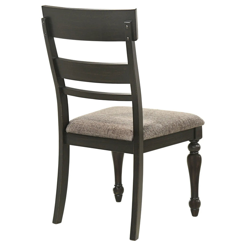 Kavita - Dining Side Chair (Set of 2) - Charcoal by HouseOfZazla