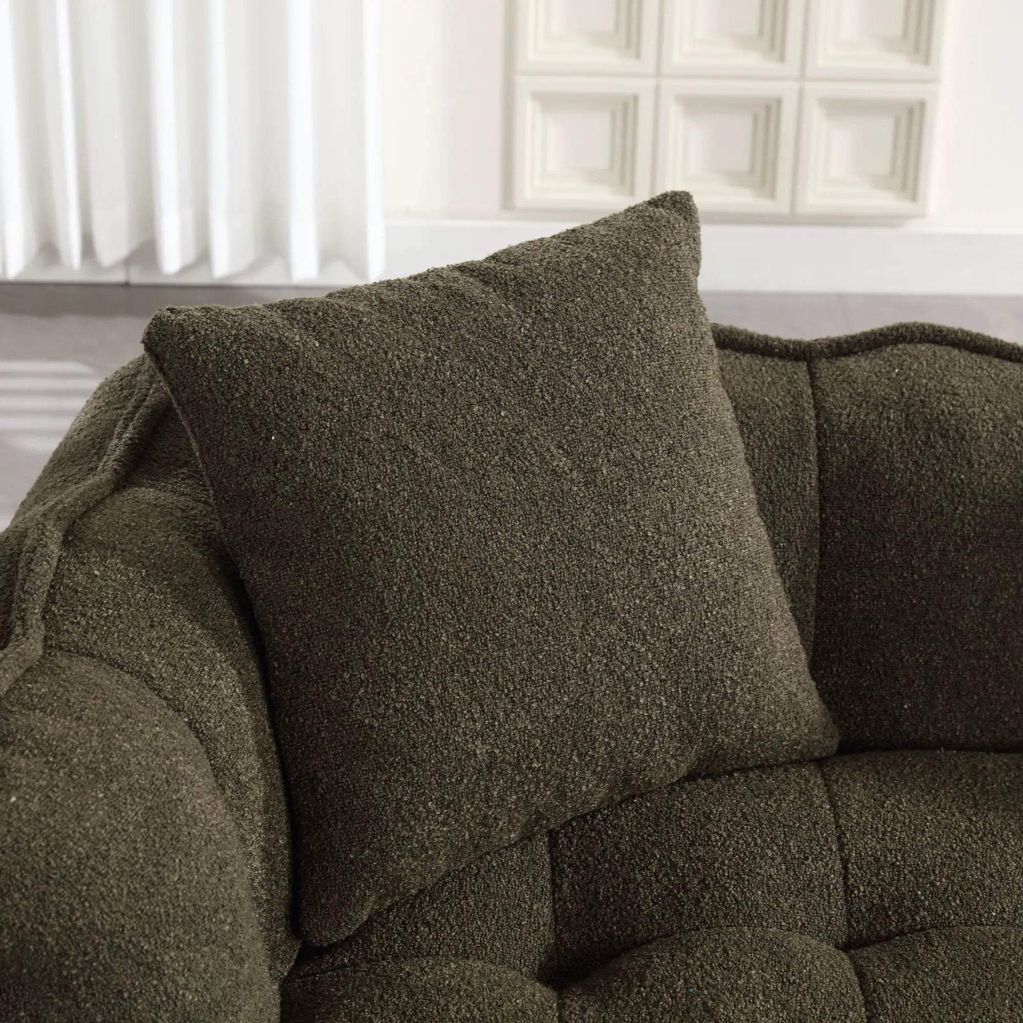 Cozy Beanbag Chair With High Resilience Foam Core For 2 by HouseOfZazla